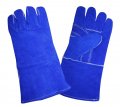 Cordova 7620 Select Shoulder Leather Welder Gloves Reinforced Thumb Aramid Sewn Full Sock Lining Blue Large 12-pack Bulk S 