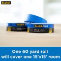 Scotchblue Sharp Lines Multi-surface Painter S Tape 1 88 Inches X 60 Yards 12 Rolls Blue Paint Protects Surfaces And Removes