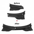 Hecasa Windshield Wiper Cowl Cover Panel Compatible With 2007-2015 Mini Cooper R55 R56 R57 Replacement For 51132751209