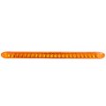 16in 23 Diodes Id Bar Stop Brake Turn Trailer Marker Light Amber Lens Waterproof Clearance Side Universal Mount For Trucks Rvs 