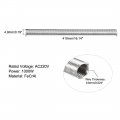 Uxcell Heating Element Coil Wire Ac220v 1000w Ac110v 250w Kiln Furnace Heater 4 9mm 410mm 2pcs