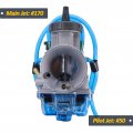 Svkzgfz Pwk 38mm Carburetor For Honda Cr250 Cr250m Cr250r Cr500r Atc250r Trx250r Kawasaki Kx125 Kx250 Suzuki Rm125 Rm250 Lt250r