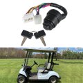 Golf Cart Ignition Switch With Keys Replacement For G1 1979-1989 J17-82508-20 