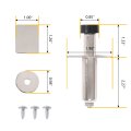 Two Door Shaved Handle Kit Popper Solenoid Street Rat Hot Rod Car Truck Withs Trunk Popper Keyless Entry System Central Locking