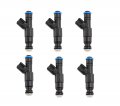 6pcs Flow Matched Fuel Injectors For 1999-2004 Jeep Cherokee Grand Wrangler 4 0 L Dodge Ram 3500 Van 1500 5 2l 0280155784