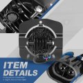 Auto Dynasty Full Led Drl Front Bumper Driving Fog Light Lamps Compatible With Kenworth T680 2011-2024 Driver And Passenger
