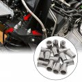 Uxcell 16pcs M10 304 Stainless Steel Flat Head Rivet Nut Insert For Car Vehicle