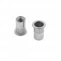 Uxcell 16pcs M10 304 Stainless Steel Flat Head Rivet Nut Insert For Car Vehicle