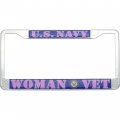 U S Navy Woman Vet License Plate Frame 