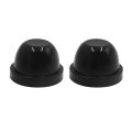 2pcs 75mm Inner Dia Rubber Car Led Headlight Housing Dust Cap Seal Cover Black 