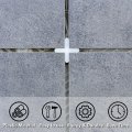 400pcs Tile Spacers 5mm 3 16 Cross Shape Wall Floor Spacer Tiling Tools For Ceramic Installation Pp Plastic White