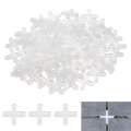 400pcs Tile Spacers 5mm 3 16 Cross Shape Wall Floor Spacer Tiling Tools For Ceramic Installation Pp Plastic White