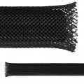 Electriduct 3 8 Pet Expandable Braid Sleeving Flexible Wire Mesh Sleeve 20 Feet Black 
