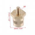 X Autohaux 1 Pair M6 Battery Terminal Connector Brass Tone Post Adapter Stud Extender Screws Nuts