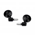 Custom Motorcycle Cnc Handle Bar End Rearview Side Mirrors 3 Round 7 8 22 Mm For Honda Yamaha Suzuki Kawasaki Aprilia Benelli 
