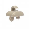 X Autohaux Beige Car Plastic Sun Visor Hook Clip Bracket Retainer 8u0857562 8e0857562 For Audi A1 A3 A4 A5 Q3 Q5 S3 S4 S5 Rs3