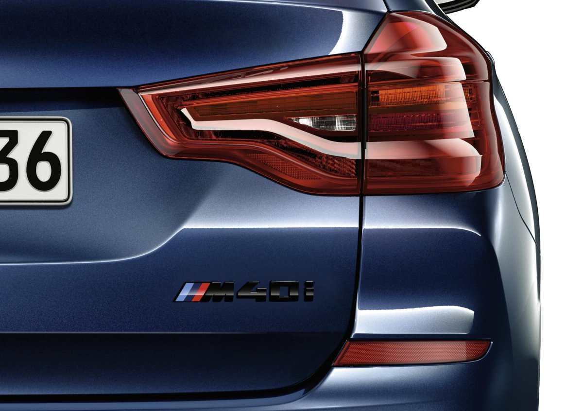 Bmw Black Painted Lettering M40i
