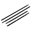 Belt Line Rubber Seal Black For Nissan Sentra Sedan 4 Door 1990 19 80820-50y01 80821-50y01 82820-50y01 82821-50y01 4 Piece Set 