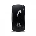 Ch4x4 Rocker Switch Girl Lights Symbol White Led