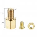 Uxcell M4 Hex Brass Standoff Spacer 6mm Male-female Threaded Pillar Screw Nut Kit For Pcb Motherboard Computer Circuit Board 20