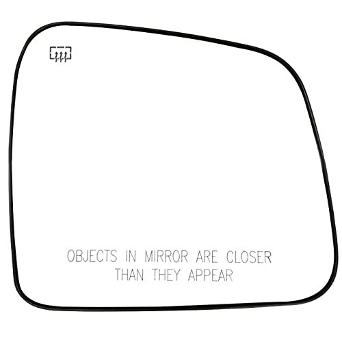Side Mirror Glass For 2011 Dodge Jeep Durango Grand Cherokee Wk2 Heated Chrome Convex Replacement Rm17104-12pa