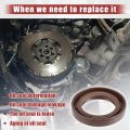 Uxcell 2pcs Crankshaft Seal Front Manual Transmission Input Shaft Replacement For Lexus Is 300 M T Base 2002-2005 No 9031130014
