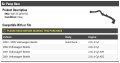 Air Pump Hose Compatible With 2001-2005 Volkswagen Beetle Hatchback