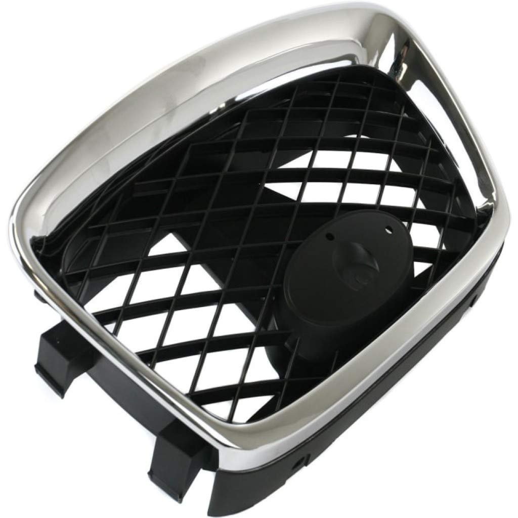 Center Grille Assembly For Subaru Impreza 2006 2007 Sedan Wagon Chrome Shell With Paintable Insert Plastic Su1200146 91121fe201