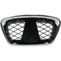 Center Grille Assembly For Subaru Impreza 2006 2007 Sedan Wagon Chrome Shell With Paintable Insert Plastic Su1200146 91121fe201 