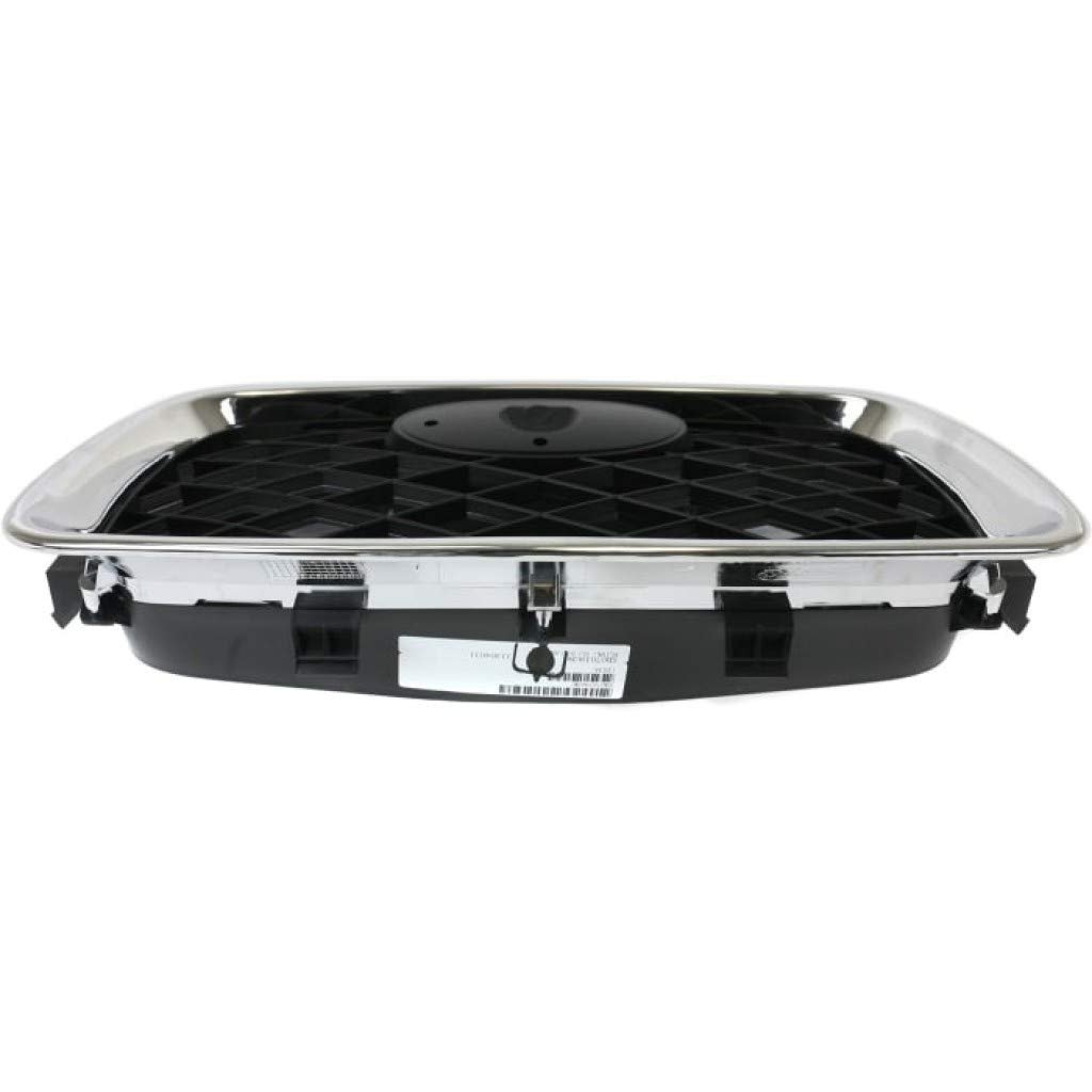 Center Grille Assembly For Subaru Impreza 2006 2007 Sedan Wagon Chrome Shell With Paintable Insert Plastic Su1200146 91121fe201