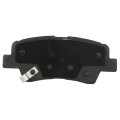 Rear D1848 Ceramic 4pcs W Hardware Disc Brake Pad Set