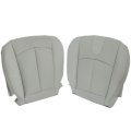 Front Driver And Passenger Side Bottom Replacement Seat Covers Gray Microfiber Leather For Infiniti G37 2008 2009 2010 2012 