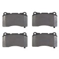 Front Brake Pad Set For Cadillac Sts 2005 To 2011 Metallic Friction Material Silver Classification Replacement 19285976 