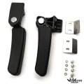 Foldable Passenger Armrests For Aluminum Rear Top Case Box Bimmer R1200gs Lc Adventure F800 And Universal Boxes Black