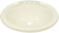 17 X 20 Plastic Bone Oval Lavatory Sink For Mobile Homes 1 