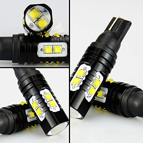 Super Bright Max 50w High Power 912 921 White Led Bulbs For Backup Reverse Lights 6000k Xenon 2 Pack