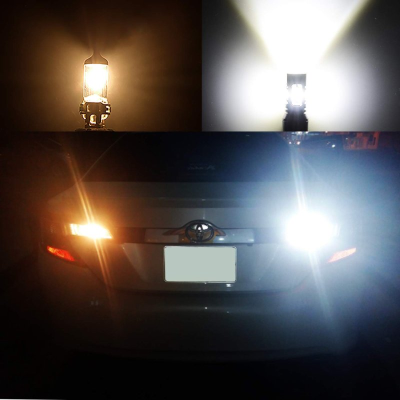 Super Bright Max 50w High Power 912 921 White Led Bulbs For Backup Reverse Lights 6000k Xenon 2 Pack