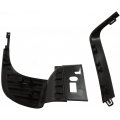 Rear Bumper Step Pad For Ram 1500 2019 2020 2021 2022 Passenger Side Outer 2 Piece Black Pp Plastic Replaces Ch1197100 