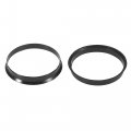 X Autohaux 4pcs Plastic 63 4mm To 65 1mm Car Hub Centric Rings Wheel Bore Center Spacer