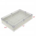 15 X10 2 X2 8 380mmx260mmx70mm Abs Junction Box Universal Project Enclosure W Pc Transparent Cover