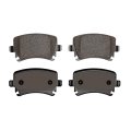 Front Brake Pads For Volkswagen Rabbit Passat 2006 2007 2008 2009 Low Metallic Electronic Pad Wear Sensor 2 20 In Inner Height