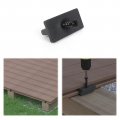 Muzata 200pcs Deck Fasteners Nylon Hidden Fastener Clips Compositeing T With Metal Screws For 100 Sq Ft Of Deck Boards M029 