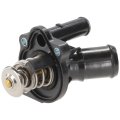 Thermostat Housing For Ford Focus 2005 2011 Plastic 208 Degrees Opening Temperature 1 28 In Outlet Diameter 3 Bolt Hole Fits 