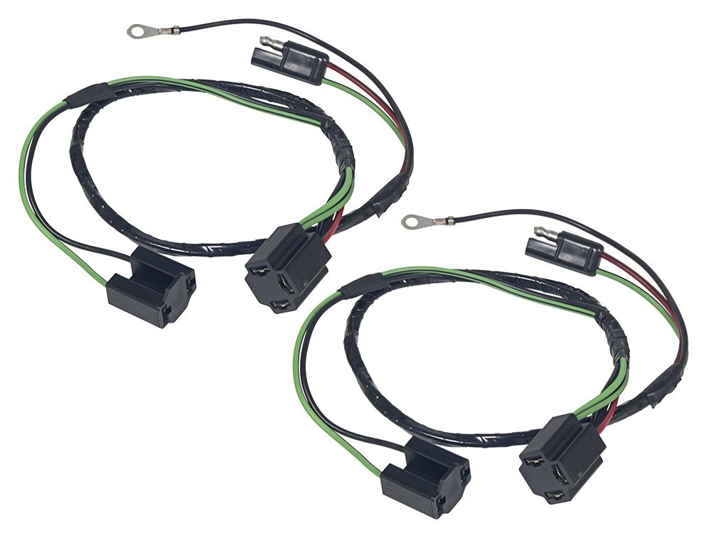 Headlamp Extension Wiring Ebc4az-13076pr For 1964 Galaxie Custom Country Sedan Squire Left Right Pair