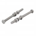 Uxcell 5 Set M8x100mm 304 Stainless Steel Hex Bolts W Nuts And Washers Assortment Kit