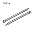 Uxcell Finishing Nails 50pcs 35mm 1-3 8 Inch Hand-drive Hardware Carbon Steel Nail Lost Head