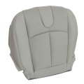 Front Driver Side Bottom Replacement Perforated Seat Cover Gray Microfiber Leather For Infiniti G37 2008 2009 2010 2012 2013 