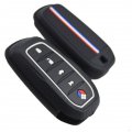 Striped Silicone Remote Key Fob Case Cover For Toyota 2019 Land Cruiser 2021 Venza Rav4 Prime Hilux 