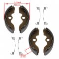 Foreverun Motor Front Rear Brake Shoes Compatible With Honda Trx 200 Sx Fourtrax 1986-1988