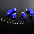 Pit66 Silicone Intercooler Boost Hose Kit For Vw Golf Gti Mk5 Mkv Fsi 2 0t Turbo Blue With Clamps